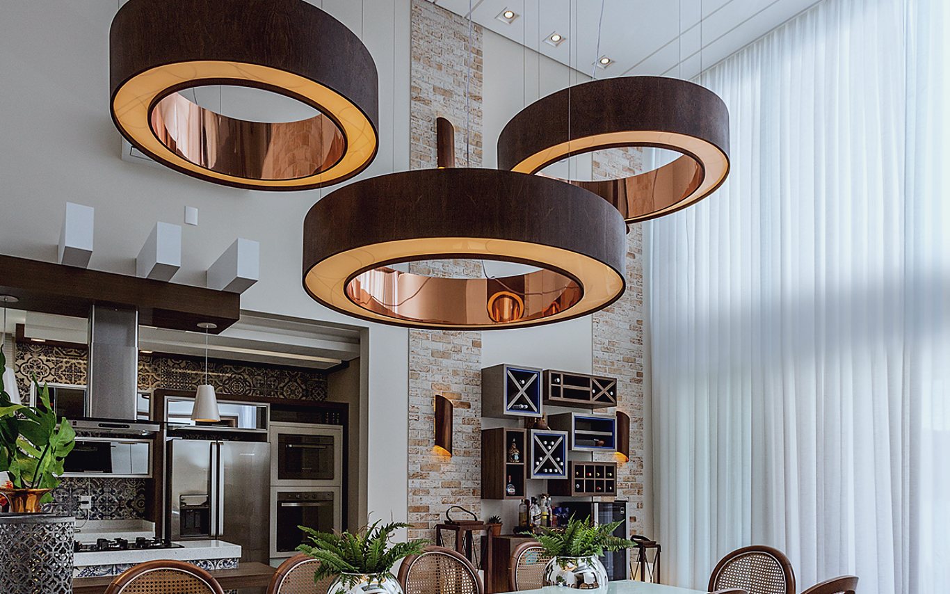 Ambiente con lampade a sospensione Accord
